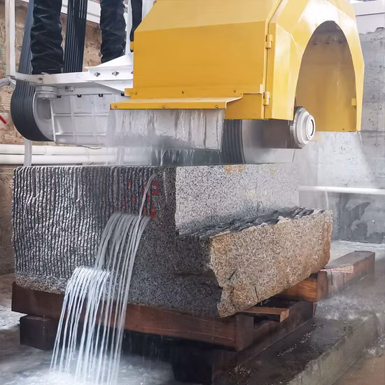 Best Automatic Granite Marble Kerbstone Production/Multi Blades Bridge Sawing Cutting Machine/Block Rock Limestone CNC Stone Edge Processing Cutter Suppliers