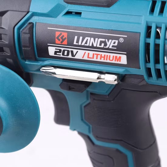 전동 공구 콤보 키트 Liangye 18V 충전식 배터리 작동 무선 임팩트 드라이버 및 해머 드릴